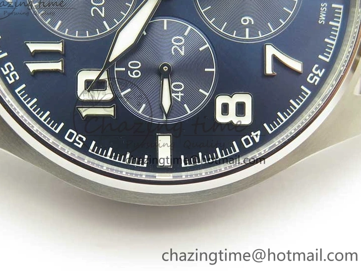 MIROTIME 1223 Pilot Chrono 377721 “Le Petit Prince” SS ZF 1:1 Best Edition on Brown Leather Strap A Snug 7180